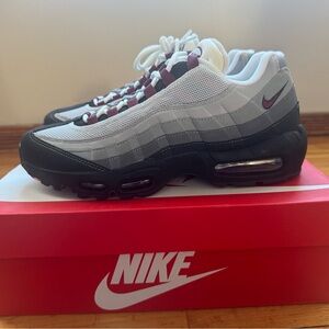Nike Air Max 95 Black/Dark Beetroot Pearl Grey Mens 9.5